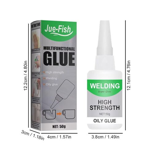 2pcs اللحام غراء الزيتي عالي القوة - 50 غرام غراء خزفي من الخزف والفخار ، مقاوم للماء ، لا رائحة ، مقاومة لدرجة الحرارة ، للأحذية ، المعادن ، البلاستيك ، الخشب ، الجلد ، الزجاج in Kuwait