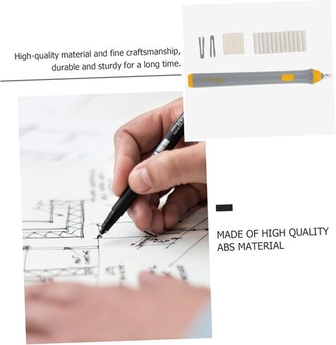 Gatuida Electric Eraser Auto-Rotate Function Battery Operated for Artists and Students Precise Sketching and Correction Includes Refills in Saudi Arabia