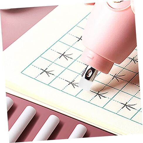 70pcs النوى الكهربائية للممحاة الكهربائية بدائل محمولة لإعادة تعبئة محو القمح الفني للمسح السلس المتوافق مع المحو الكهربائي ومحو موثوق in Saudi Arabia