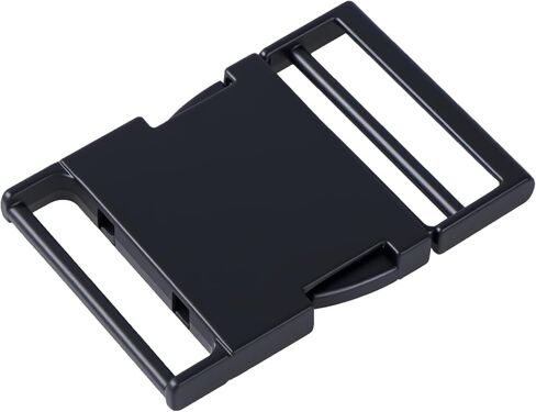 2 pcs/4 pcs buckle metal buckle لحقائب الظهر ، الأحزمة ، حقائب الخصر ، أطواق الكلاب ، مشبك الجانبي القابل للتعديل القابل للتعديل ، الأسود in Kuwait