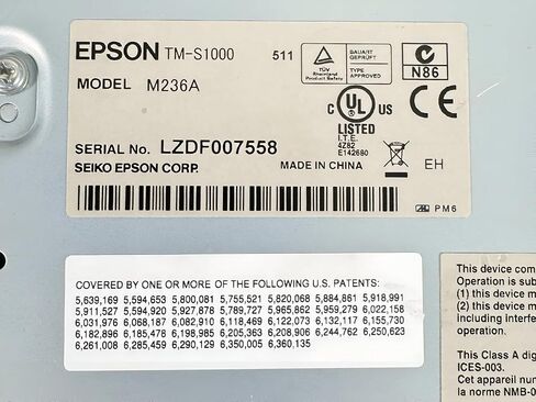 Epson TM-S1000 M236A Single Feed MICR Check Scanner Reader, Bundle with AC Adapter (Renewed) in Saudi Arabia