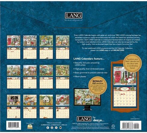 Lang Companies ، Heart and Home 2026 Wall Calendar by Susan Winget ، 13.4 '× 12' '، تقويم لمدة 12 شهر in Saudi Arabia
