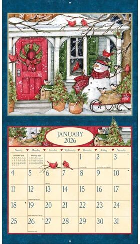 Lang Companies ، Heart and Home 2026 Wall Calendar by Susan Winget ، 13.4 '× 12' '، تقويم لمدة 12 شهر in Saudi Arabia