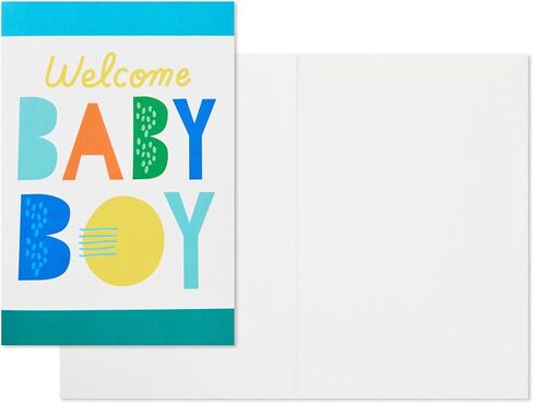 Hallmark 15" Extra Large Gift Bag with Card and Tissue Paper for Baby Shower (Welcome Baby Girl, Pink and Orange) for New Parents, Coworkers, Sister in Saudi Arabia