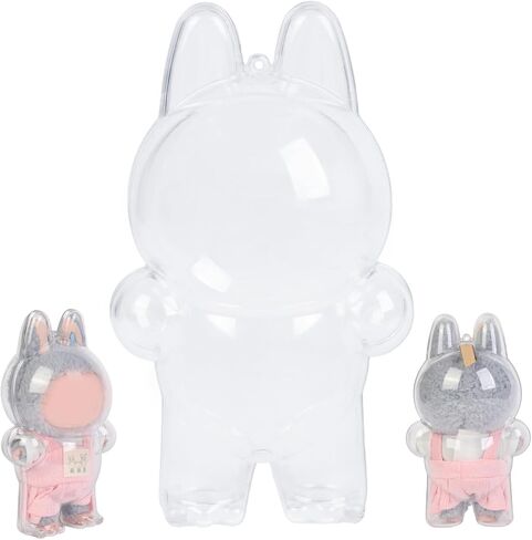 1 علبة حماية واضحة للدمى واضحة ، شاشة عازلة للأكريليك الممتازة التي تحمل غطاء وصندوق لدموبو دمية تقف 1.0 معكرون ، بما في ذلك سلسلة أمان مفتاحية (دمية غير متضمنة) in Kuwait