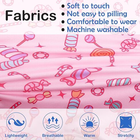 XS Pajamas للكلاب الصغيرة-دافئة 4-LEG الأكمام طويلة الأكمام | بذلة طبعات لطيفة قابلة للتمديد ، بدلة ناعمة لمكافحة الانتشار للاستخدام الداخلي ، وردي in Kuwait