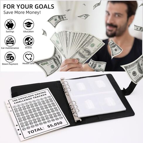 Bobo Rabbit 100 مظاريف توفير الأموال التحدي كتاب التوفير المخطط لتوفير 5،050 دولار للأهداف المالية in Kuwait