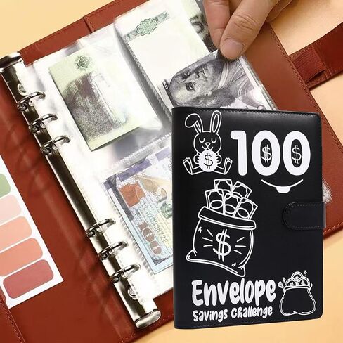 Bobo Rabbit 100 مظاريف توفير الأموال التحدي كتاب التوفير المخطط لتوفير 5،050 دولار للأهداف المالية in Kuwait