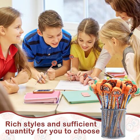 Epakh 36 Pcs Smart Cookie Pencil with Biscuit Erasers Cookie Topper Themed Pencils Cylinder Wood Pencils with Various Biscuit Element for Birthday Present Party Supplies Student Prize in Saudi Arabia