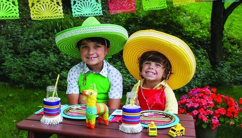 Fun Express Colored Sombrero Hats - Long-Lasting Set of 12 Versatile Hats for Celebrations and Events - Soft, Safe Materials for Perfect Fit for Everyone in Saudi Arabia