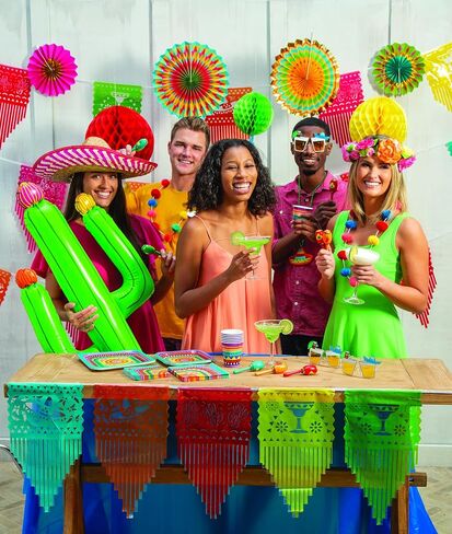 Fun Express Colored Sombrero Hats - Long-Lasting Set of 12 Versatile Hats for Celebrations and Events - Soft, Safe Materials for Perfect Fit for Everyone in Saudi Arabia