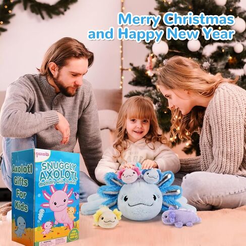 5 Pieces Unicorn Stuffed Animals - 1 Mommy Stuffed Unicorn with 4 Babies - Unicorns Gifts for Girls Ages 3-8, Unicorns Plush Toys for Christmas, Valentine's, Birthday Gifts (Rainbow) in Saudi Arabia