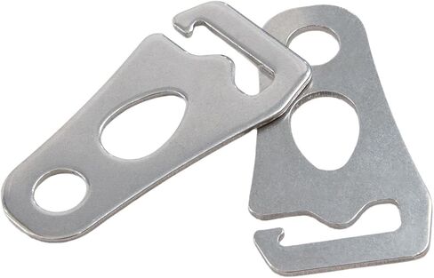 Yiju 2 Pieces Camping Tent guyline Rope Adjusters 7cm Fasteners guyline Tensioners Stainless Steel for Picnic Beach Hiking Canopy in Saudi Arabia