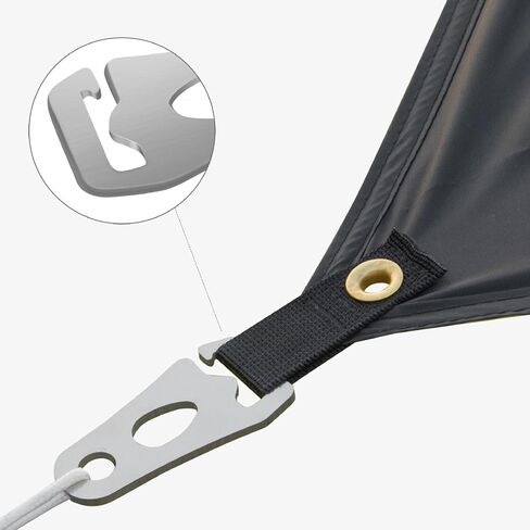 Yiju 2 Pieces Camping Tent guyline Rope Adjusters 7cm Fasteners guyline Tensioners Stainless Steel for Picnic Beach Hiking Canopy in Saudi Arabia