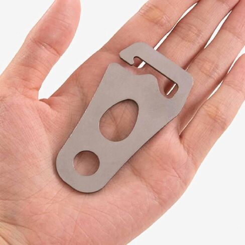 Yiju 2 Pieces Camping Tent guyline Rope Adjusters 7cm Fasteners guyline Tensioners Stainless Steel for Picnic Beach Hiking Canopy in Saudi Arabia