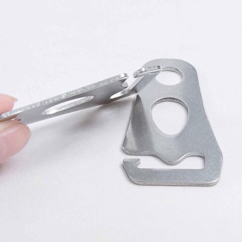 Yiju 2 Pieces Camping Tent guyline Rope Adjusters 7cm Fasteners guyline Tensioners Stainless Steel for Picnic Beach Hiking Canopy in Saudi Arabia