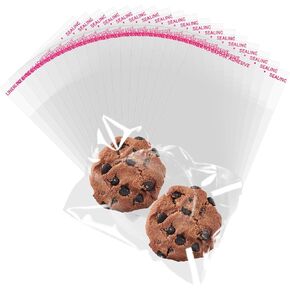 100Pcs Clear Self Sealing Cellophane Bags, 3x3 Inches Self-Adhesive Cookies Bag Plastic Candy Bags for Bakery Cookies Gift Packing Halloween Party Favor (3x3 Inch) in Kuwait