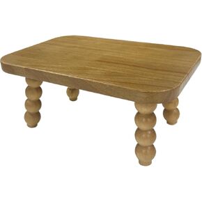 JUIOETURHeavy Duty Wooden Step Stool for Adults - 330 lb Capacity w/Detachable Legs - Tool-Free Assembly Step Stool for Office, Bathroom, Garden & Bedroom Storage (Brown) in Saudi Arabia