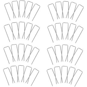 Gatuida 150Pcs U Shaped Galvanized Floral Pins Durable Anchor Pins for Foam Wreaths Plant Arrangements and Garden Landscaping for Floral Crafts and Greening Projects in Saudi Arabia