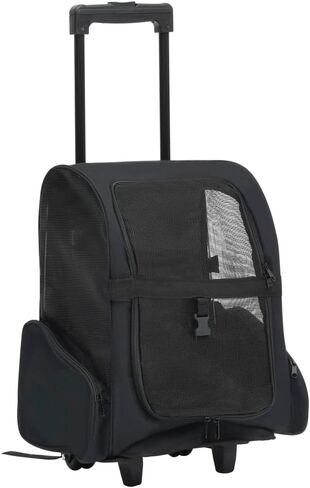 Foldable Multipurpose Pet Trolley Black2,4KG in Saudi Arabia
