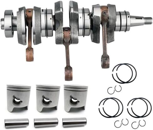 Crankshaft Connecting Rod Assembly Fit For 2-stroke 60 HP Outboard Engine Part For 69D 6H3-11400-00(Gold) in Saudi Arabia
