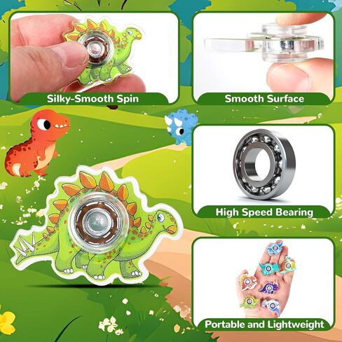 SCIONE 24Pack Mini Fidget Spinner Toys,Rainbow Party Favors for Kids Birthday Party Favors,Return Gifts,Goodie Bags Stuffers,Treasure Box Toy Classroom Prizes in Saudi Arabia