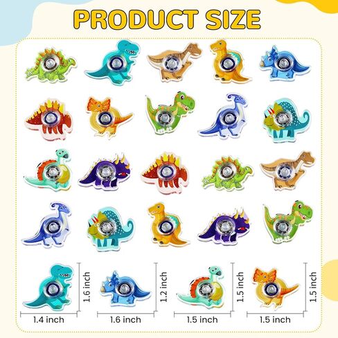 SCIONE 24Pack Mini Fidget Spinner Toys,Rainbow Party Favors for Kids Birthday Party Favors,Return Gifts,Goodie Bags Stuffers,Treasure Box Toy Classroom Prizes in Saudi Arabia