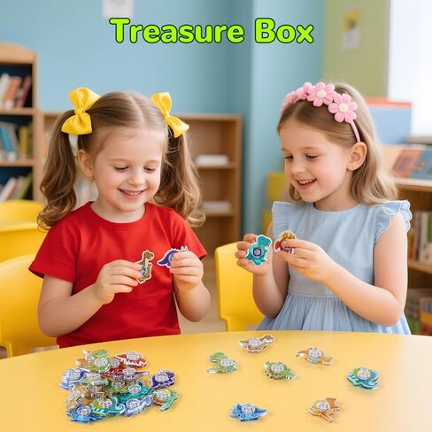 SCIONE 24Pack Mini Fidget Spinner Toys,Rainbow Party Favors for Kids Birthday Party Favors,Return Gifts,Goodie Bags Stuffers,Treasure Box Toy Classroom Prizes in Saudi Arabia