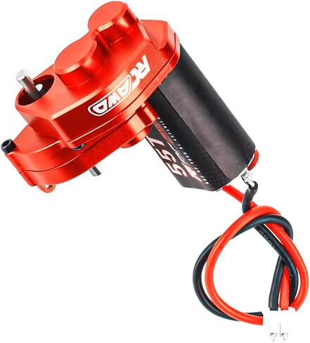 RCAWD Alloy SCX24 Metal Gearbox Combo Transmission & 050 55T Motor for Axial 1/24 SCX24 Series in Saudi Arabia