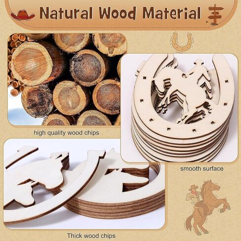 12 مجموعة مجموعة من الحرف اليدوية الخشبية DIY ، تلوين فارغ غير مكتم in Kuwait