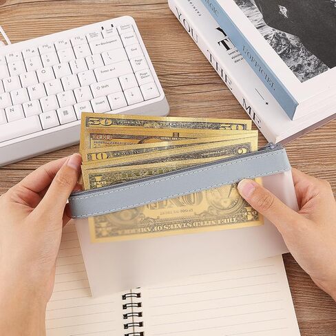 4 أجهزة كمبيوتر مظاريف أموال نقدًا ، حقائب المال 7.8 × 3.9 بوصة مع مظاريف نقدية متعددة الأغراض للتحقق in Saudi Arabia
