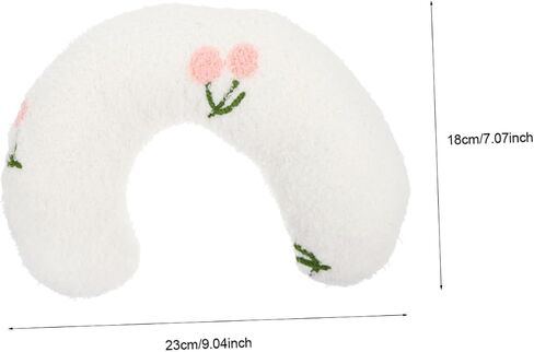 Kisangel Cute Pillow for Dogs and Cats U-Shaped Neck Support Bed Comfortable Breathable Washable Nap Pillow in Saudi Arabia
