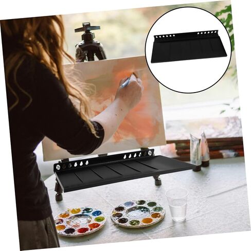 Angoily 1 Set Easel Tray: Detachable Easel Tray Shelf for Artists Students - Lightweight Portable Art Supplies Plate Painting Tool Holder for Outdoor Indoor in Saudi Arabia