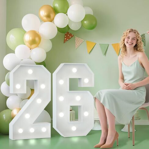 2.3FT 15 Marquee Numbers, 15 Light up Numbers for Quinceanera Decor for Birthday Party Anniversary Backdrop in Saudi Arabia