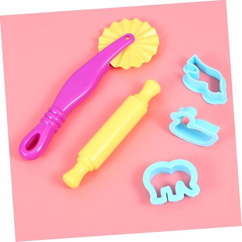 مجموعة Doitool 20pcs للأولاد والبنات أدوات وضع طوابع بثق طوابع DIY أدوات العجين للعب الإبداعي في وقت مبكر التعلم عشوائي اللون in Kuwait