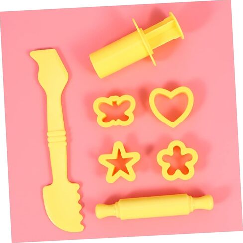 مجموعة Doitool 20pcs للأولاد والبنات أدوات وضع طوابع بثق طوابع DIY أدوات العجين للعب الإبداعي في وقت مبكر التعلم عشوائي اللون in Kuwait