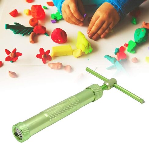It Can Be in Soft Clay Mud Ext Stainl Steel G Rotating Squeezer Mud Extruder DIY Baking Fond Cake Sculpture ToolsGreen Clay Discover Boundl The Steel Ly Use Soft Extruders Gun. (Gr in Saudi Arabia