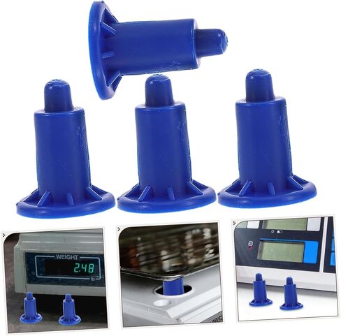 jojofuny 4pcs النطاق الإلكترونية المقياس الإلكترونية أقدام المقياس المقلاة المقلاة مستويات رفع وسادة ووزن مستويات الصينية in Kuwait