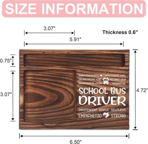 Principal Appreciation Gifts, Thank You Gift for Principal, Gifts for Office Coworkers, Sticky Note Holder Wooden Notepad & Pen Holder 6.5" x 4.7" - FTA246 in Saudi Arabia