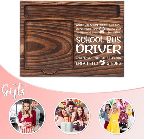 Principal Appreciation Gifts, Thank You Gift for Principal, Gifts for Office Coworkers, Sticky Note Holder Wooden Notepad & Pen Holder 6.5" x 4.7" - FTA246 in Saudi Arabia