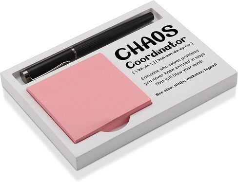 Human Sunshine Desk Note Holder Gift for Coworker Teacher Friend, Inspirational White Wood Sticky Note and Pen Tray, Appreciation Office Decor for Women Men Birthday Graduation, NPB605 in Saudi Arabia