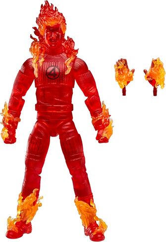 سلسلة Marvel Legends Human Torch ، The Fantastic Four: First Steps Johnny Storm Movie Collectible 6 بوصة in Kuwait