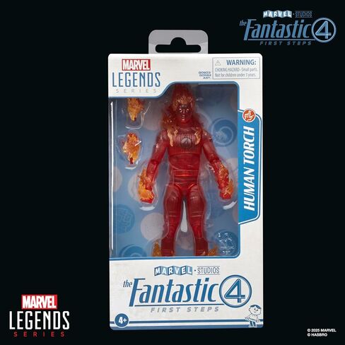 سلسلة Marvel Legends Human Torch ، The Fantastic Four: First Steps Johnny Storm Movie Collectible 6 بوصة in Kuwait