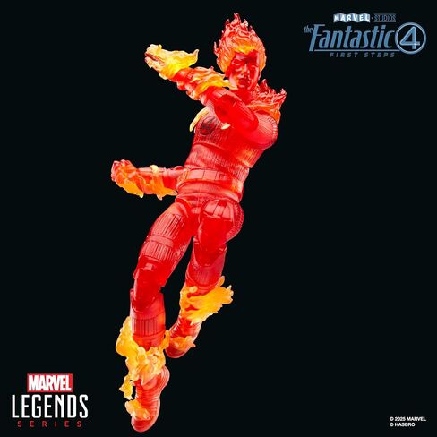 سلسلة Marvel Legends Human Torch ، The Fantastic Four: First Steps Johnny Storm Movie Collectible 6 بوصة in Kuwait