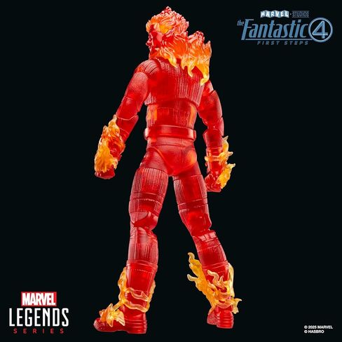 سلسلة Marvel Legends Human Torch ، The Fantastic Four: First Steps Johnny Storm Movie Collectible 6 بوصة in Kuwait