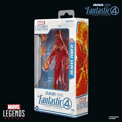سلسلة Marvel Legends Human Torch ، The Fantastic Four: First Steps Johnny Storm Movie Collectible 6 بوصة in Kuwait