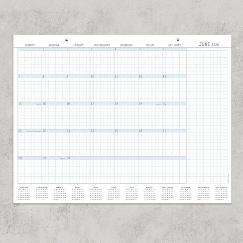 TF Publishing 2026 Bountiful Blooms Large Desk Pad Monthly Blotter Calendar - 12 Month Desk Pad Calendar 2026 - Monthly Tear-Off Pages with Large Grids in Landscape Orientation - 22in x 17in in Saudi Arabia