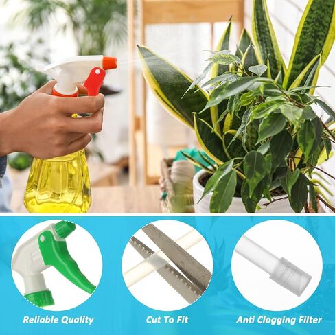 50Pcs Spray Bottle Nozzle Replacement, Spray Nozzle For Bottles, Trigger Sprayer Replacement, Leak Proof, Mist & Stream Spray, Fit Standard 28/400 Neck 8oz, 16oz, 32oz Bottles for Clean in Saudi Arabia