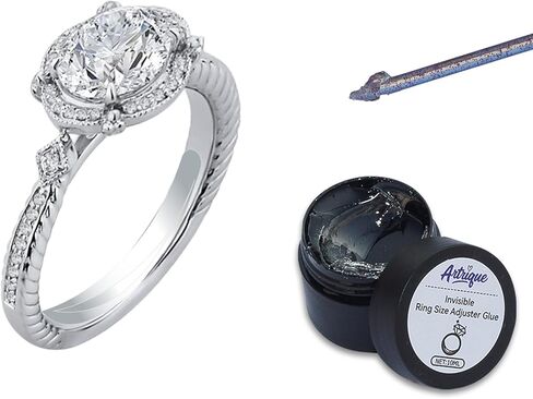 Invisible Ring Sizers for Loose Rings Fit for any Size and Shap Wedding Rings Women Men Resize Easy Application and Removal Invisible Traceless Glue Ring Resizer with UV LED Light in Saudi Arabia