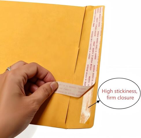 Catalog Envelopes - 28lb Brown Kraft Paper with Self-Seal Closure | Ideal for Mailing Flat Letter-Size Documents & Photos (Yellow, 20PCS) in Saudi Arabia